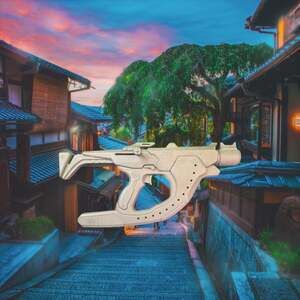 Cosmic Blaster Laser Gun Prop Toy Space Weapon